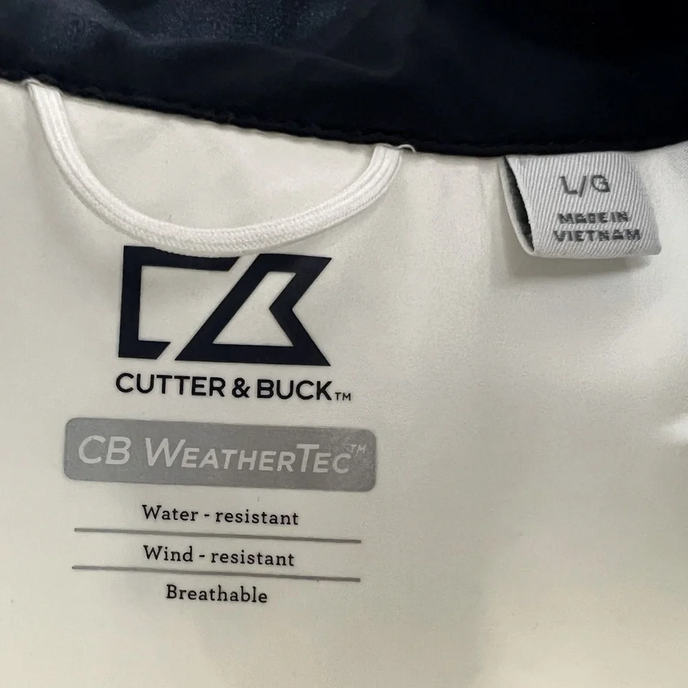 Cutter & Buck West Virginia Half-Zip WeatherTec Pullover with Mountaineers Logo - Picture 6 of 9
